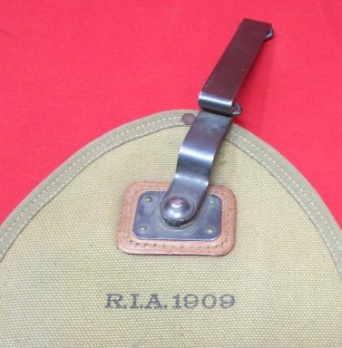  US Pre WWI 1907 Pattern, T-Handle Shovel Cover, Krag Style Carrier, RIA 1909 — image 3