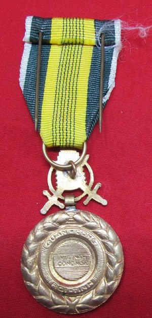  Vietnam War, Vietnamese Military Merit Medal & Ribbon — image 4