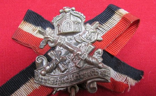  German Pre WWI 1813-1870 Kriegerverein Badge 1895 — image 3