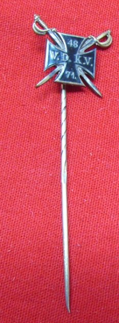  German Franco-Prussian War Veterans Association Stickpin — image 2