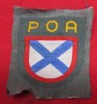 German WWII Russian Volunteer, POA Cloth Insignia