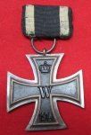 German WWI Iron Cross 2nd Class, Maker Marked Ring