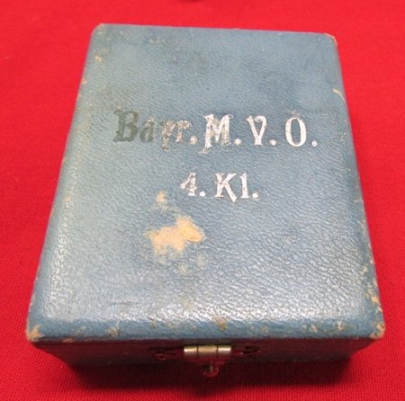  Bavarian WWI Military Service Cross 4th Class Case — image 2