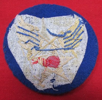  US WWII Theater Made Bullion Air Corps SSI — image 3