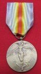Belgian WWI Victory Medal & Ribbon, Paul Dubois Marked
