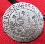 British WWI Identity Tag, Iraq Coin, Machine Gun Corps