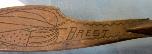  French WWI Trench Art Letter Opener, Brest 1918 — image 4