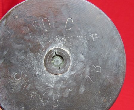  US WWI Trench Art Brass Vase, Alsace 1918, French 75 Shell — image 6