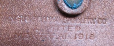  Canadian WWI, Oliver Pattern Ammunition Pouch, Montreal 1916 — image 3