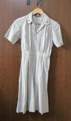  US WWII Woman's Seersucker Coast Guard Dress, SPARS — image 2