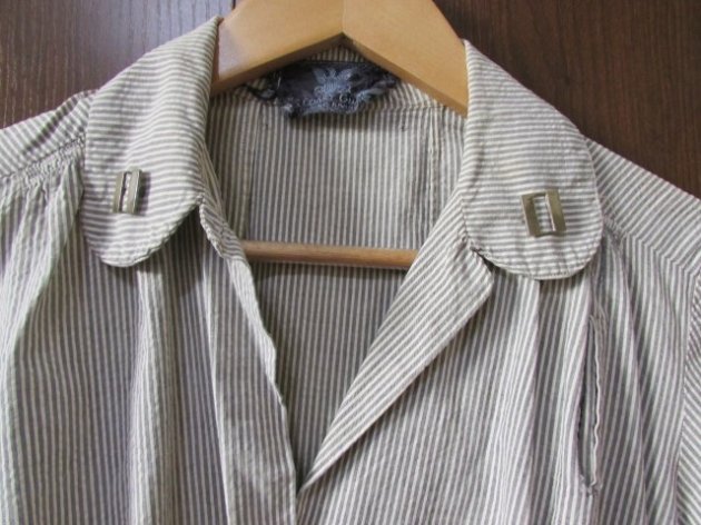  US WWII Woman's Seersucker Coast Guard Dress, SPARS — image 3