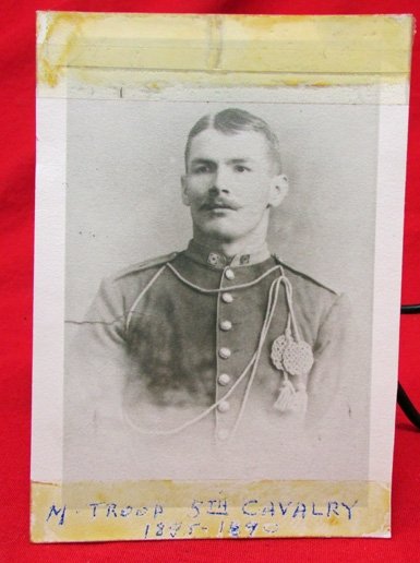  US Indian Wars Era 1885-1890, 5th Cavalry Document Group, German Immigrant — image 5