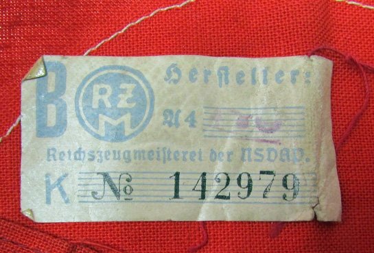  German WWII NSDAP Armband with RZM Tag 142979 — image 3