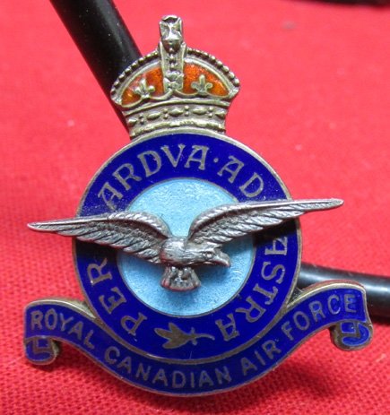  Canada WWII, Royal Canadian Air Force Sweetheart Pin, Sterling — image 3