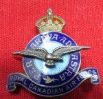 Canada WWII, Royal Canadian Air Force Sweetheart Pin, Sterling