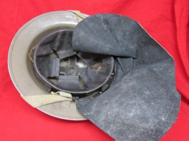  British WWII Era Air Raid, Civil Defense Helmet — image 4