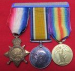 British WWI 3 Place Medal Bar, L. Cpl. CW Jones, …