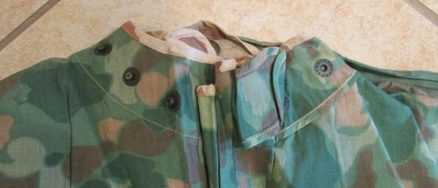  US WWII USMC Camouflage Poncho, Walker Co. 1944 U.S.M.C 1943 — image 4