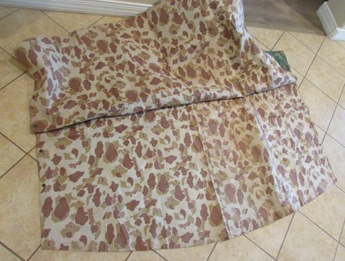  US WWII USMC Camouflage Poncho, Walker Co. 1944 U.S.M.C 1943 — image 5