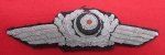 German WWII Luftwaffe Officers Bullion Hat Wreath