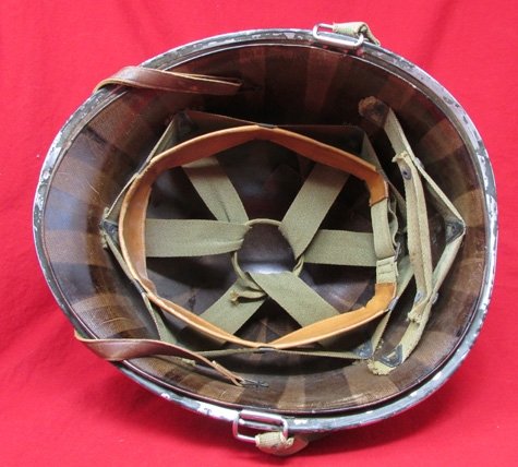  US WWII M1 Swivel-Bale, Steel Helmet & Liner, Complete — image 4