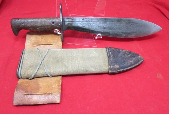  US WWI M1917 Bolo Knife, Soldier Modified — image 4