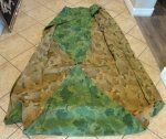 US Korean War USMC Camouflage Shelter Half, Reversible, 1953