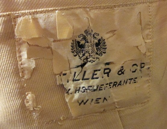  Austrian Imperial Era, General Officer White Gala Tunic, Vienna Tailor Tag — image 8