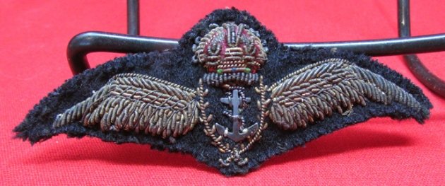  British WWII Royal Navy Pilot Wings, Fleet Air Arm — image 2