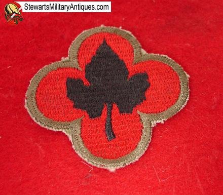  US WWII 43rd Infantry Division SSI, OD Border — image 2