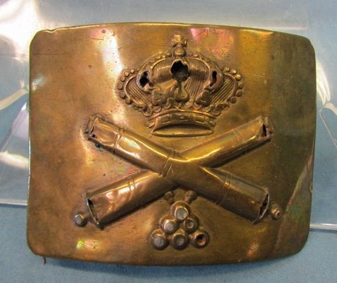  Spanish American War Era, Spanish Enlisted Artillery Buckle — image 2