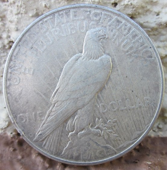  US Silver Coin, Peace Dollar 1923, Denver Min3 — image 3