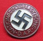 German WWII Late War NSDAP Party Badge, Zinc, RZM M1/63