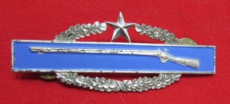  US Two War, Combat Infantry Badge, 2nd Award, Sterling, SB — image 2