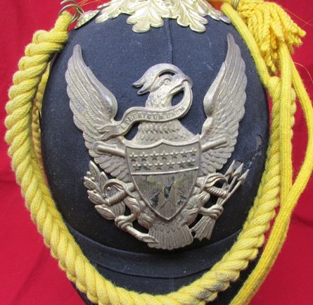  US Indian Wars Era Enlisted Cavalry Helmet, Composite — image 3