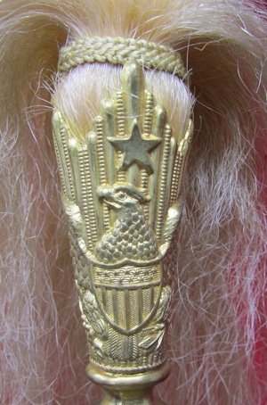  US Indian Wars Era, Cavalry Officer Summer Helmet, Ridabock Mfg — image 3