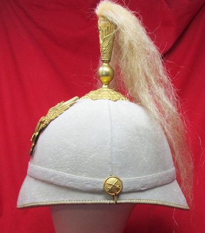  US Indian Wars Era, Cavalry Officer Summer Helmet, Ridabock Mfg — image 6
