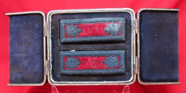  US WWI Era, London Mfg, Cased Major's Dress Shoulder Straps — image 3
