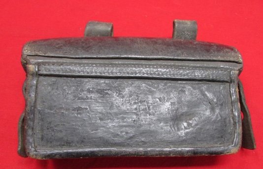  German M1871 Leather Ammunition Pouch, Unit Marked — image 2