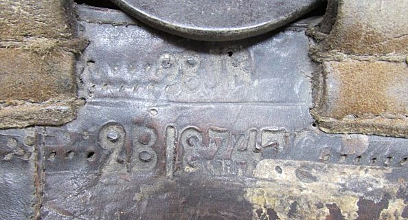  German M1871 Leather Ammunition Pouch, Unit Marked — image 3