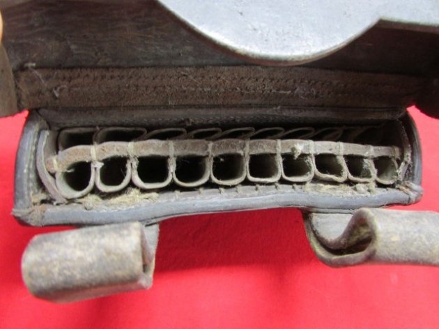  German M1871 Leather Ammunition Pouch, Unit Marked — image 4