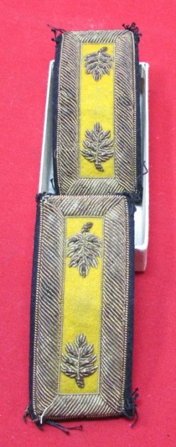 US WWII War Era, Cavalry Major Shoulder straps, Pair — image 2