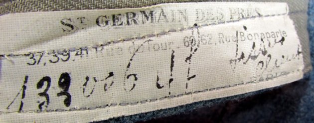  French WWI Horizon Blue Wool Breeches — image 4