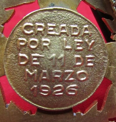 Mexican 20 Year Perseverance Medal, 1936 — image 5
