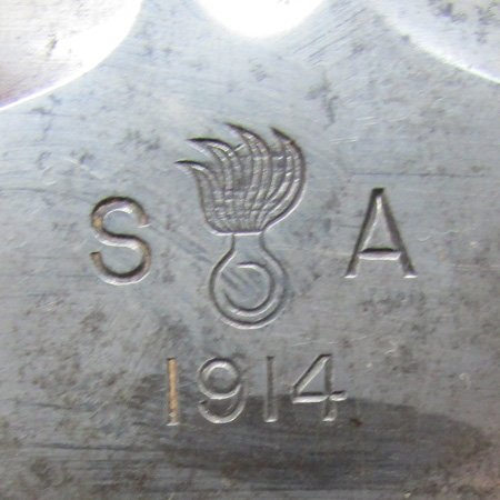  US WWI M1913 Patton Saber, Springfield Armory 1914, Early Pattern Tentpole Scabbard — image 6