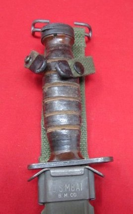  US USM4 Carbine Bayonet, PAL Mfg, M8 Scabbard, Very Clean — image 3