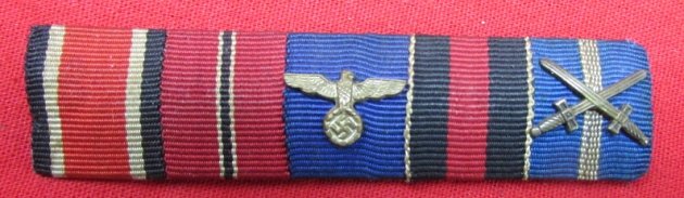  German WWII 5 Place Ribbon Bar — image 2