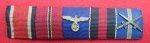 German WWII 5 Place Ribbon Bar