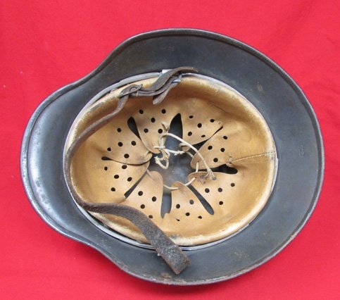  German WWII Luftwaffe M1935 Double Decal Helmet, SE64 Named, Unit Marked Flak Rgt 5 — image 5