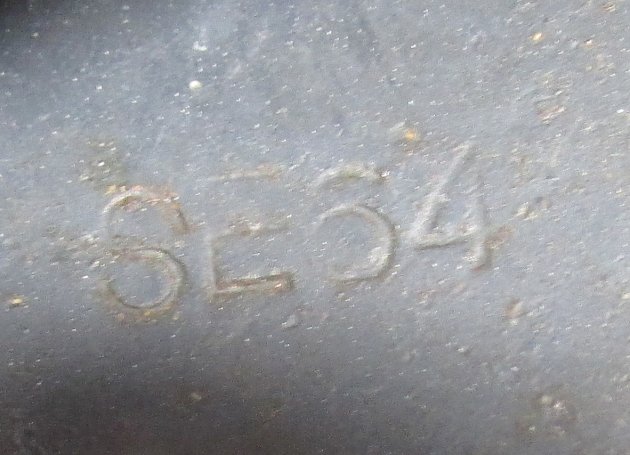  German WWII Luftwaffe M1935 Double Decal Helmet, SE64 Named, Unit Marked Flak Rgt 5 — image 8